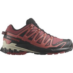 Salomon XA Pro 3D V9 GTX Trail Running Shoe Women's in Cow Hide and Black and Faded Rose